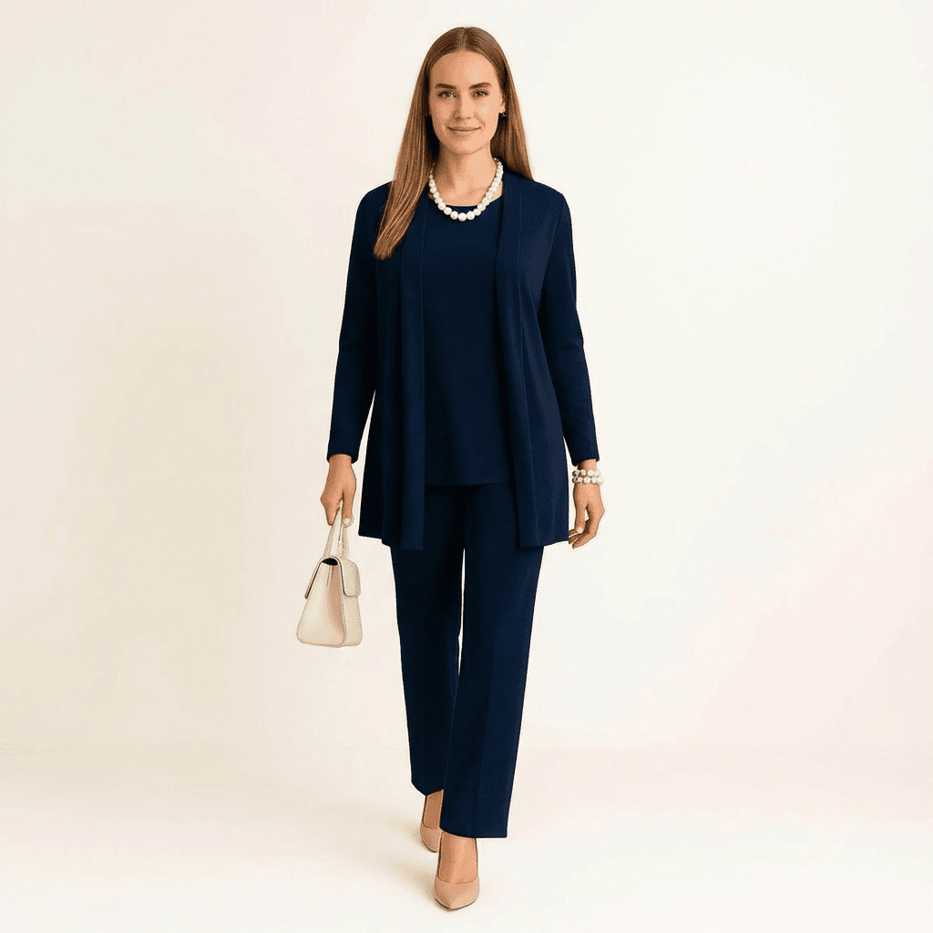 Jolie | Ensemble cardigan et pantalon