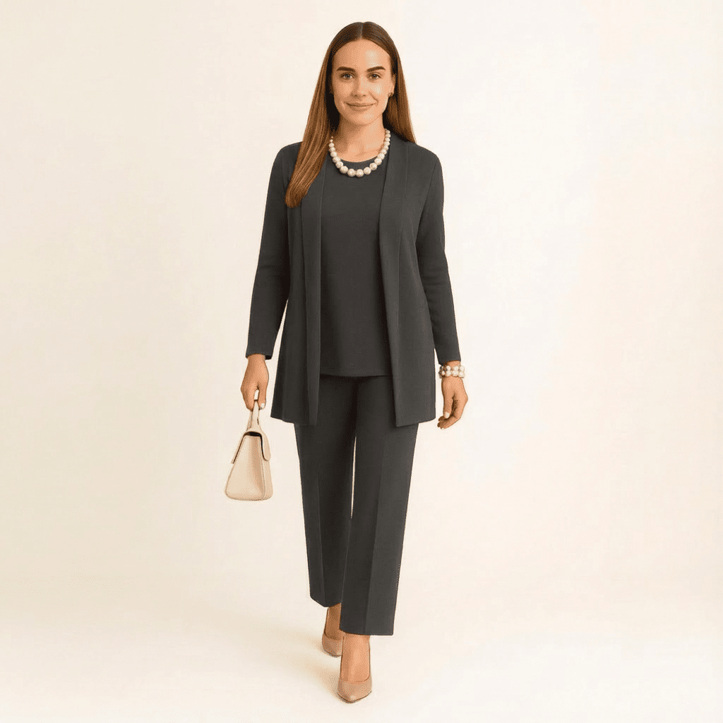 Jolie | Ensemble cardigan et pantalon
