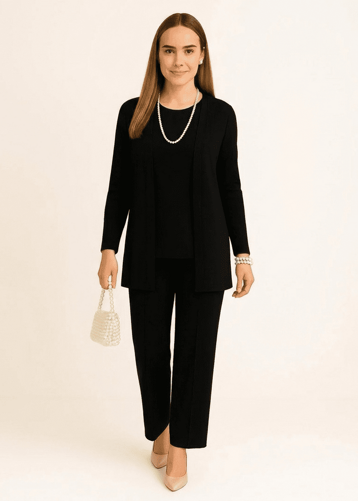 Jolie | Ensemble cardigan et pantalon
