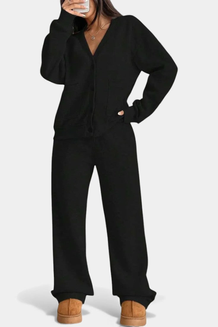 Velera | Ensemble cardigan et pantalon